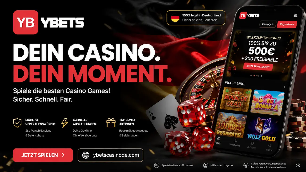 YBets Casino – YBets Casino Deutschland: Die offizielle Seite