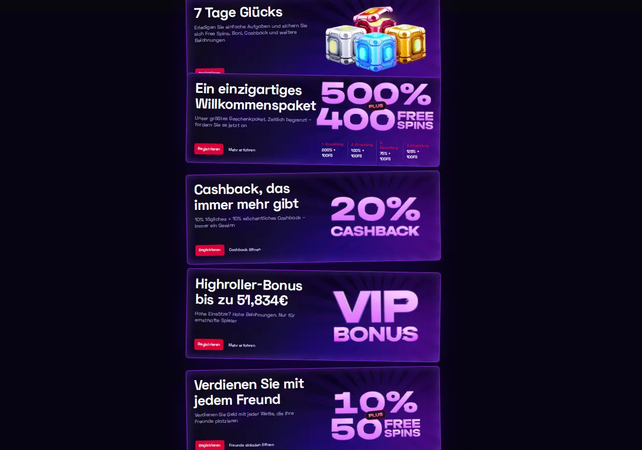 YBets Bonus mit Willkommenspaket und Freispielen
